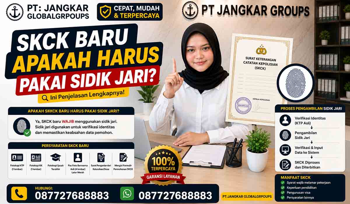 SKCK Baru Apakah Harus Pakai Sidik Jari