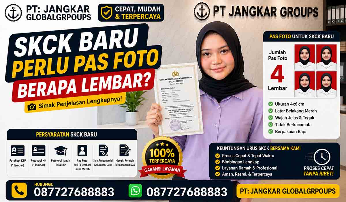 SKCK Baru Perlu Pas Foto Berapa Lembar