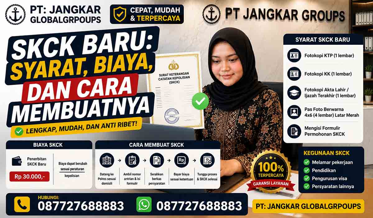 SKCK Baru Syarat Biaya dan Cara Membuatnya