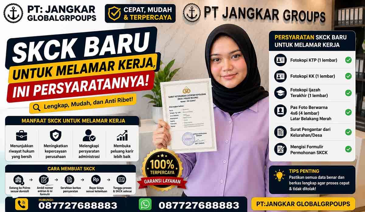 SKCK Baru untuk Melamar Kerja Ini Persyaratannya