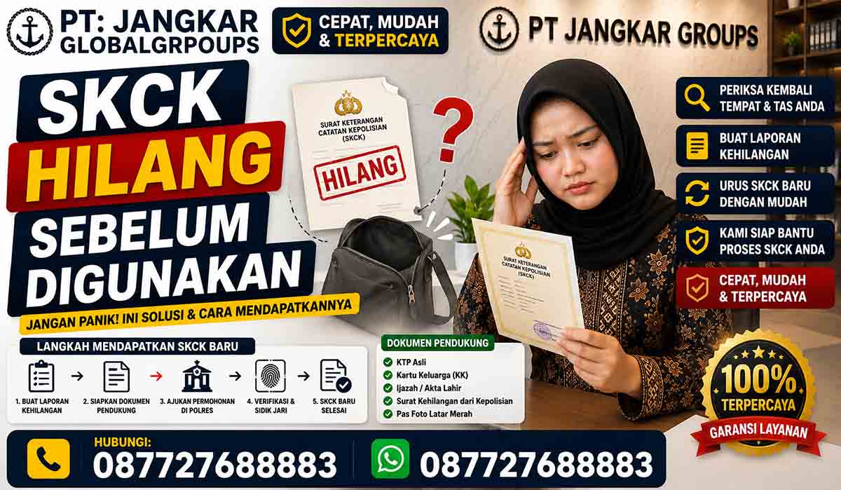 SKCK Hilang Sebelum Digunakan