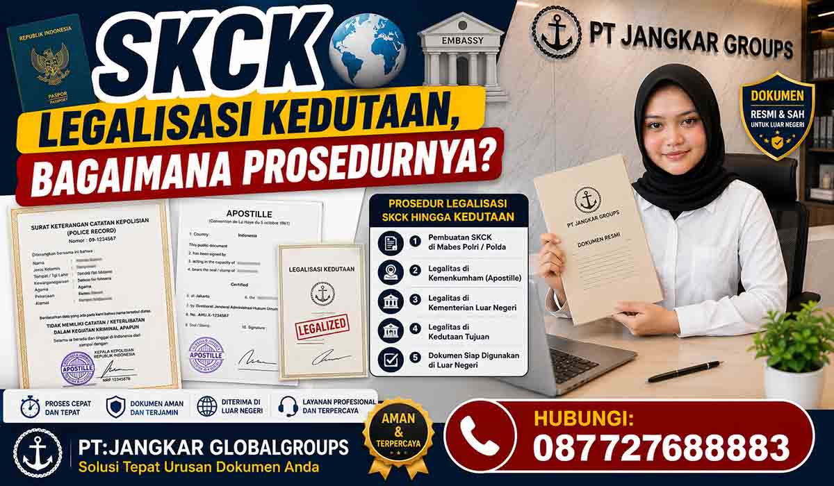 SKCK Legalisasi Kedutaan Bagaimana Prosedurnya
