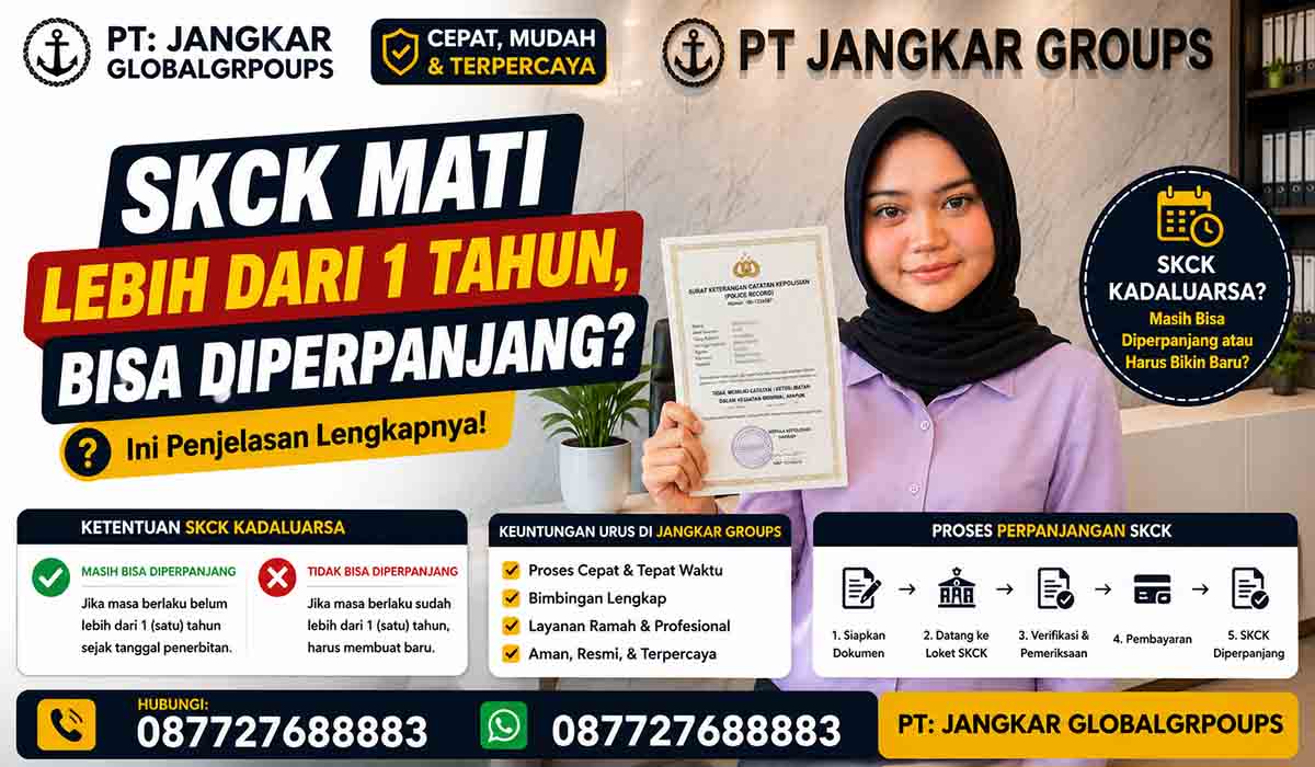 SKCK Mati Lebih dari 1 Tahun Bisa Diperpanjang