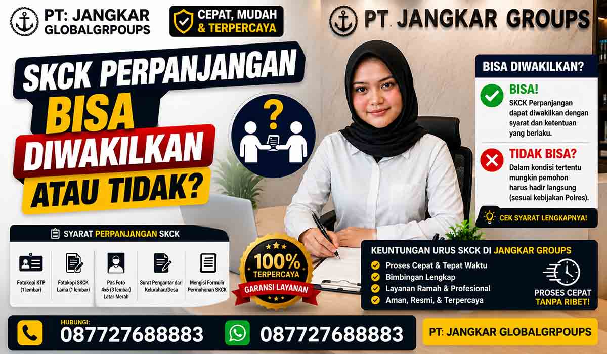 SKCK Perpanjangan Bisa Diwakilkan atau Tidak