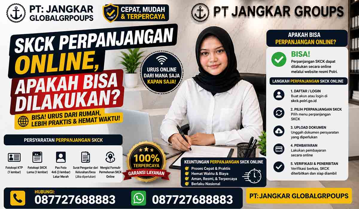 SKCK Perpanjangan Online Apakah Bisa Dilakukan