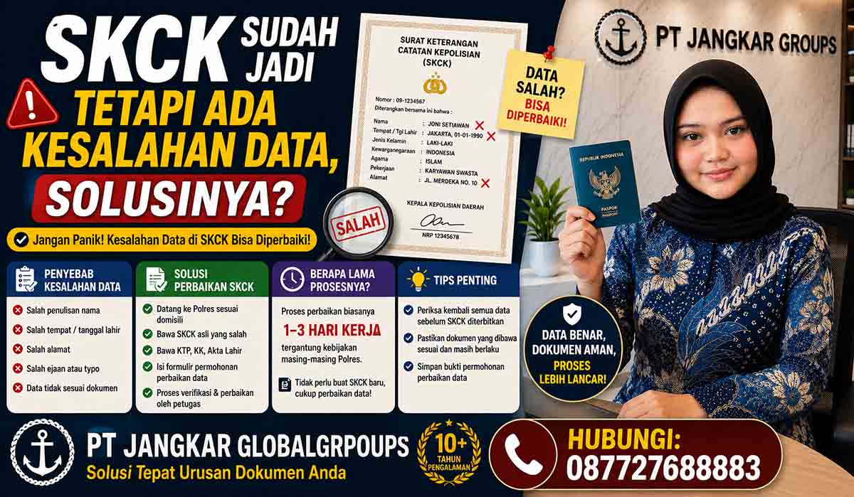 SKCK Sudah Jadi tetapi Ada Kesalahan Data Solusinya