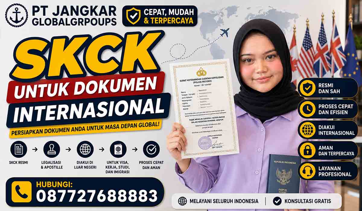 SKCK untuk Dokumen Internasional