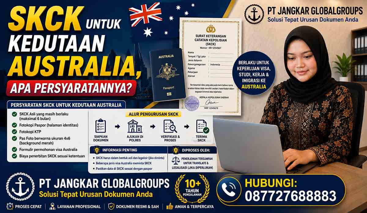 SKCK untuk Kedutaan Australia