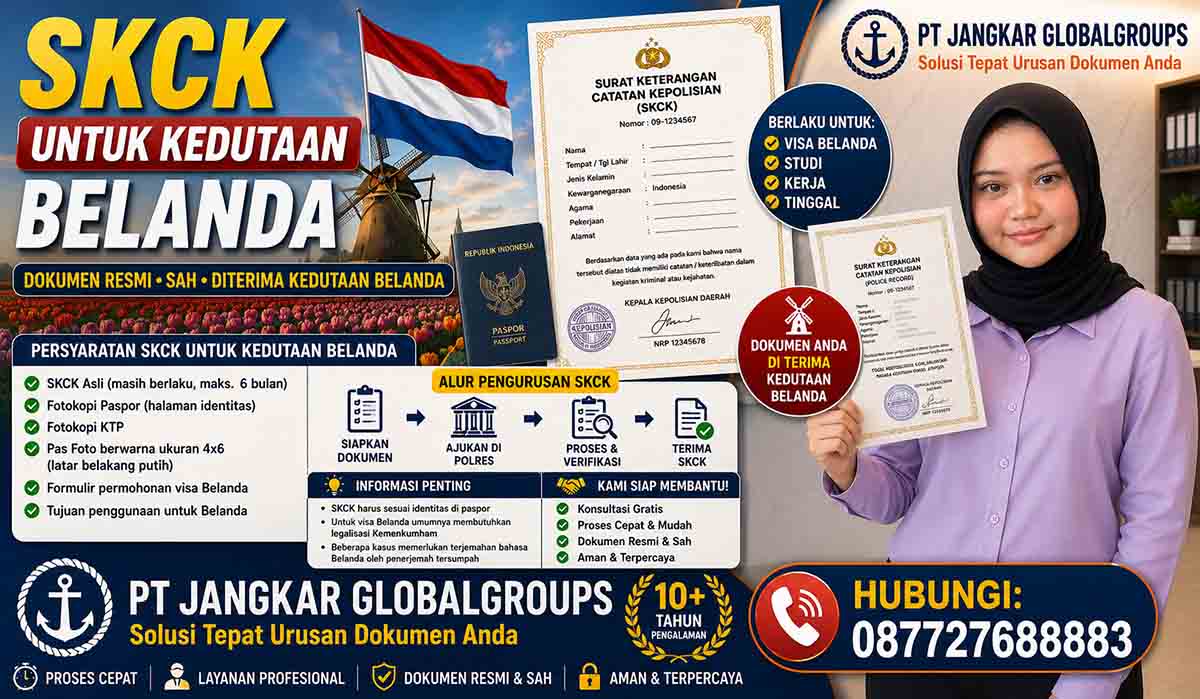 SKCK untuk Kedutaan Belanda