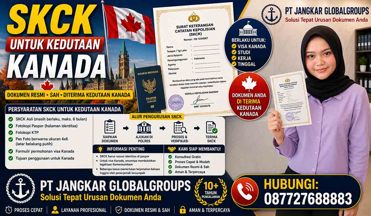 SKCK untuk Kedutaan Kanada