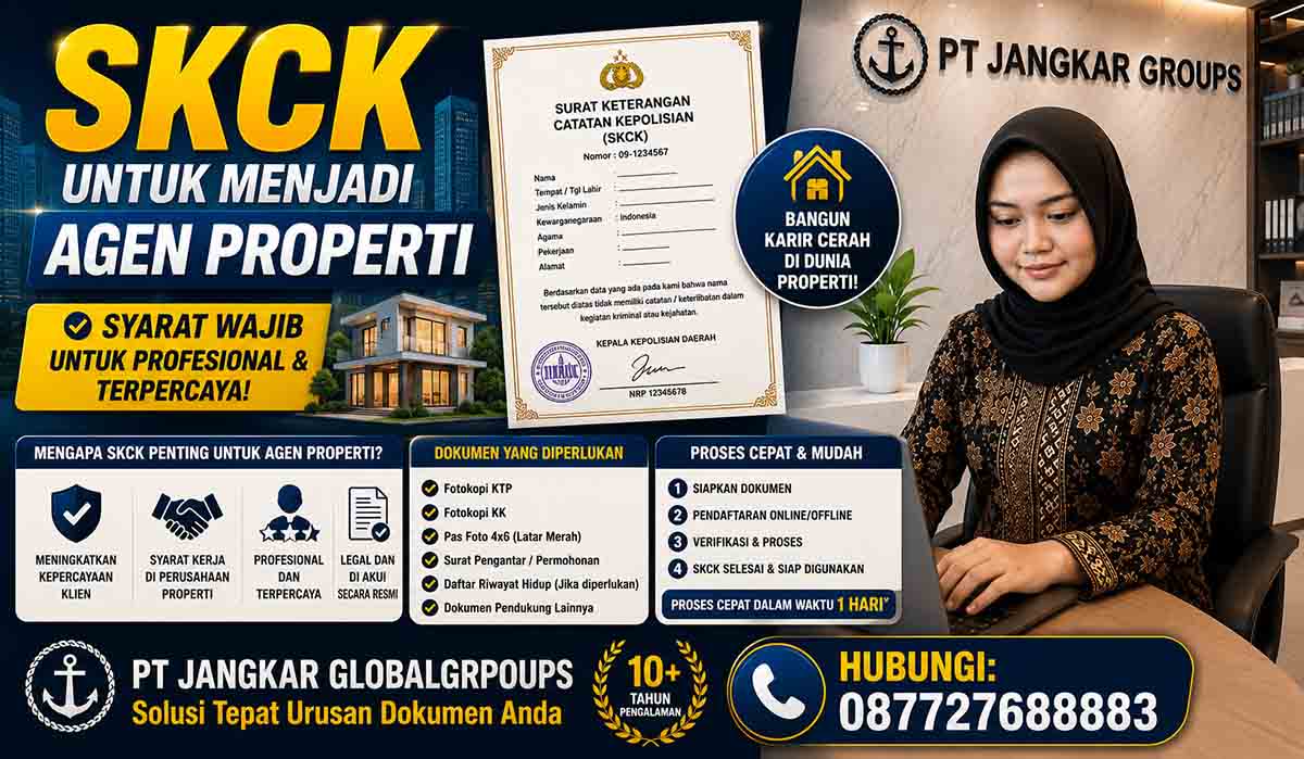 SKCK untuk Menjadi Agen Properti