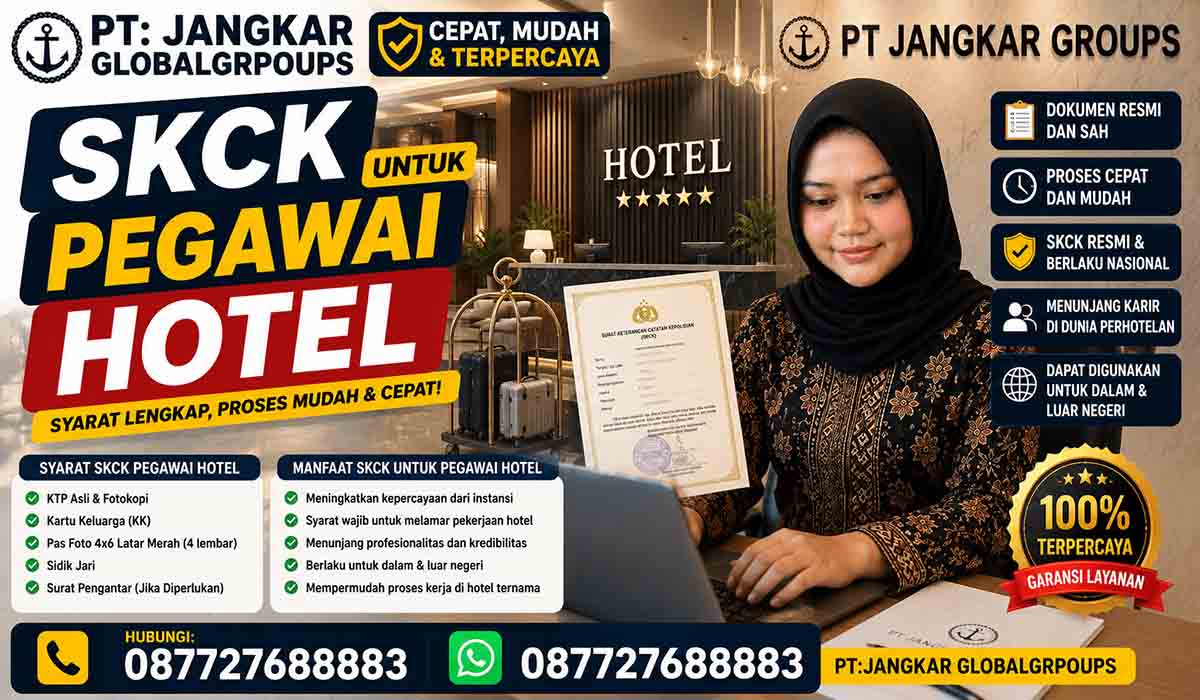 SKCK untuk Pegawai Hotel