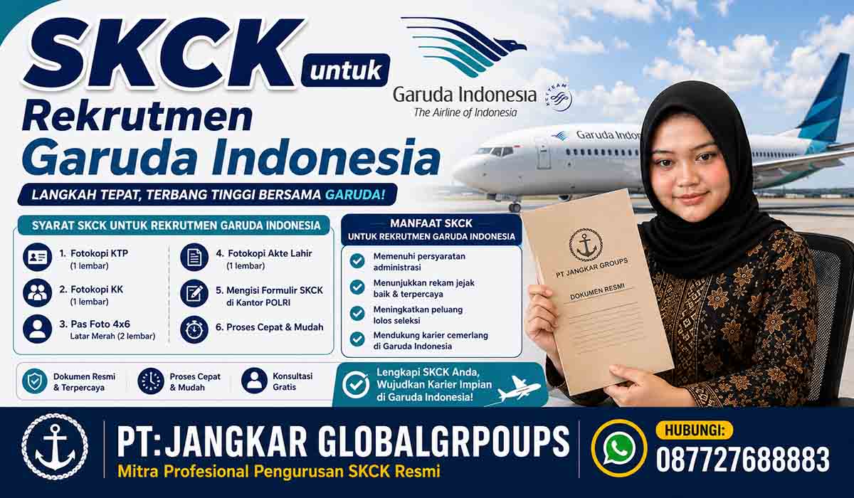 SKCK untuk Rekrutmen Garuda Indonesia