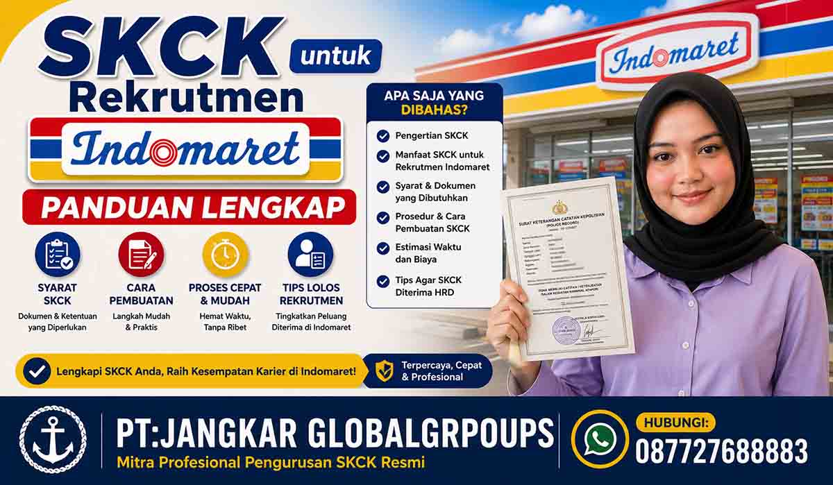SKCK untuk Rekrutmen Indomaret, Panduan Lengkap