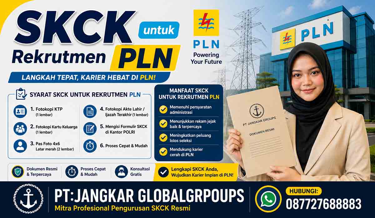 SKCK untuk Rekrutmen PLN