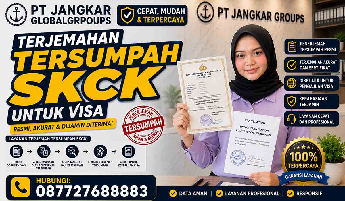 Terjemahan Tersumpah SKCK untuk Visa