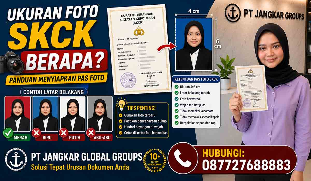 Ukuran Foto SKCK Berapa Panduan Menyiapkan Pas Foto
