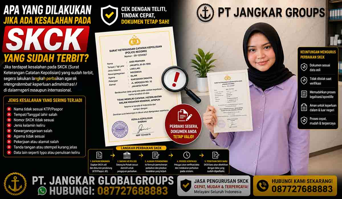 Apa yang Dilakukan Jika Ada Kesalahan pada SKCK Sudah Terbit?