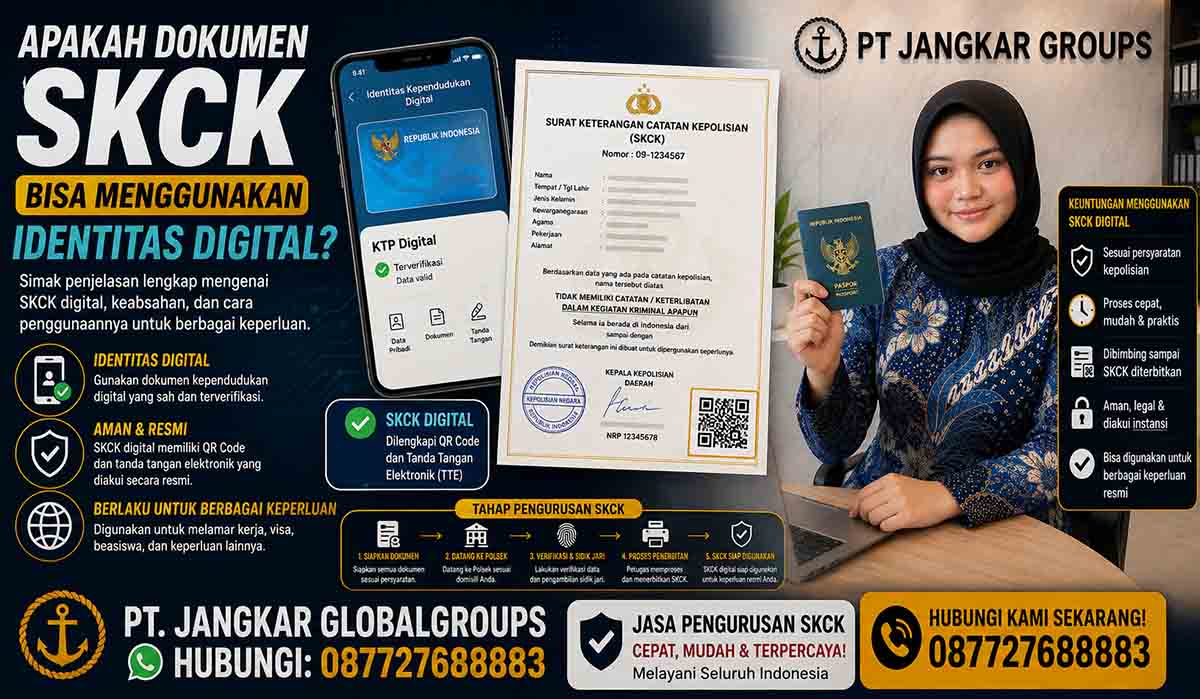 Apakah Dokumen SKCK Bisa Menggunakan Identitas Digital?
