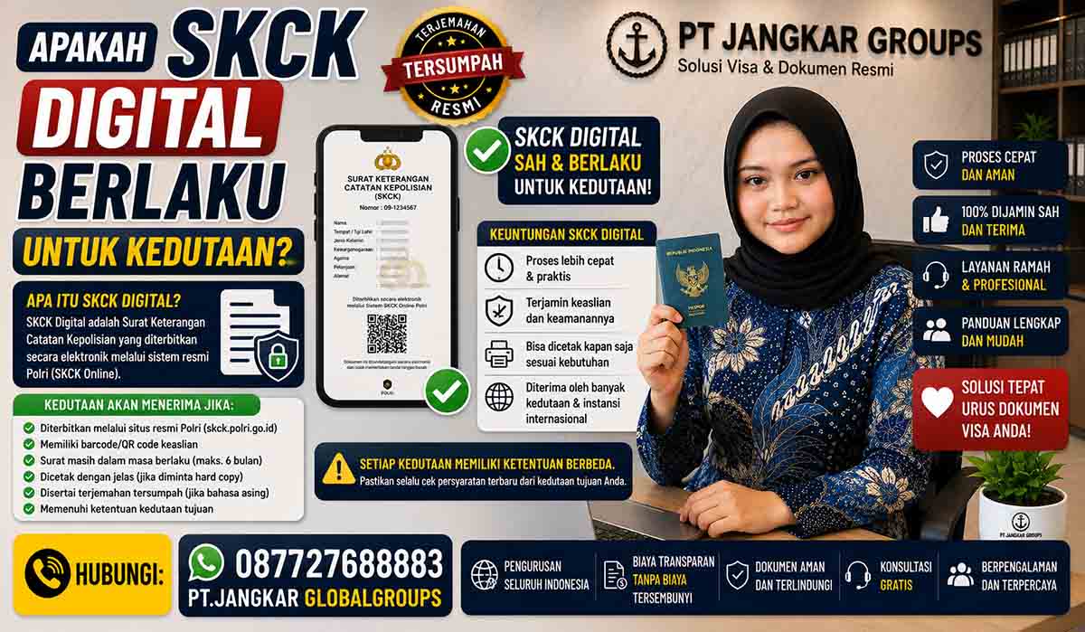 Apakah SKCK Digital Berlaku untuk Kedutaan? (Update 2026)