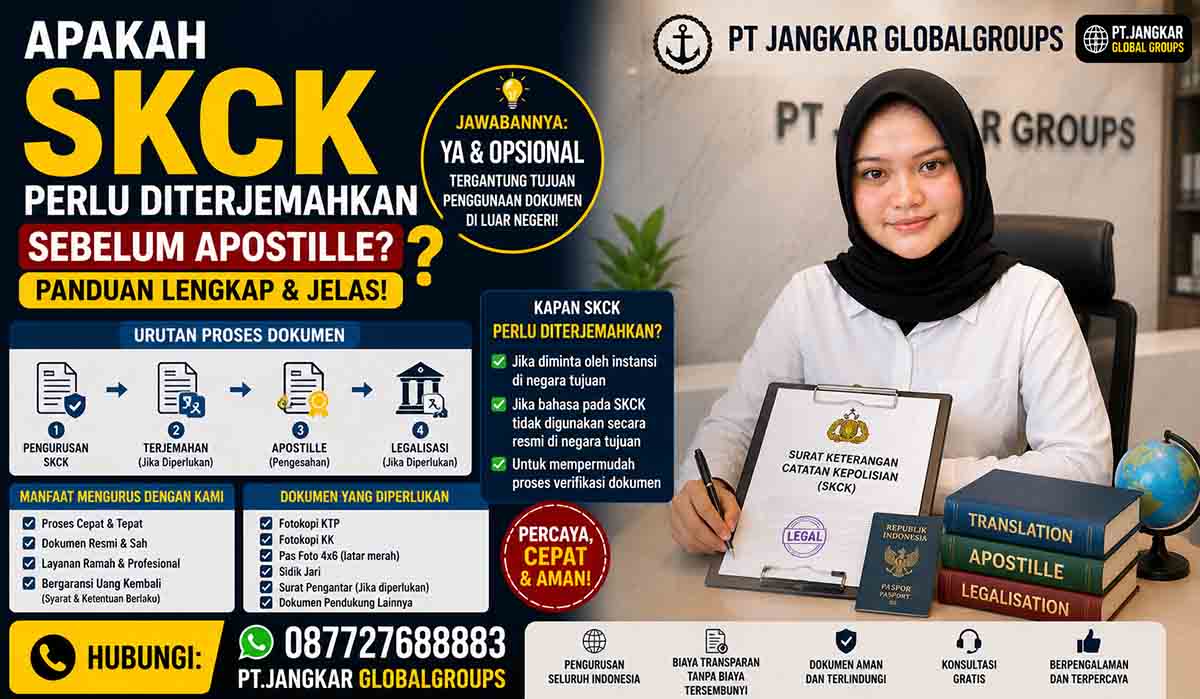 Apakah SKCK Perlu Diterjemahkan Sebelum Apostille?
