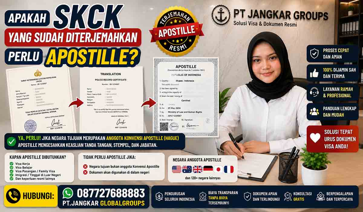 Apakah SKCK yang Sudah Diterjemahkan Perlu Apostille?