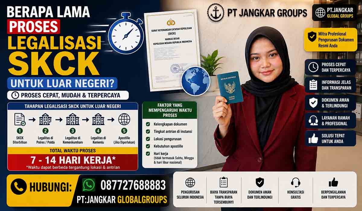 Berapa Lama Proses Legalisasi SKCK untuk Luar Negeri?