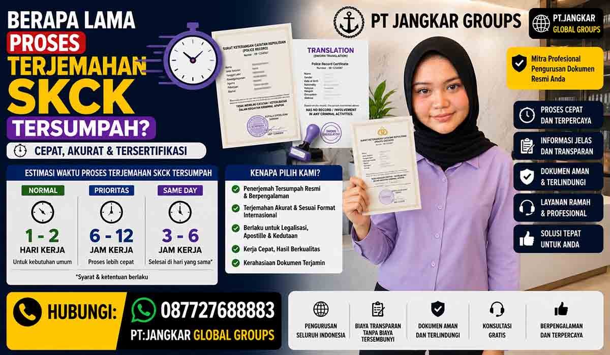 Berapa Lama Proses Terjemahan SKCK Tersumpah?