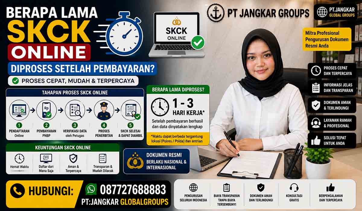 Berapa Lama SKCK Online Diproses Setelah Pembayaran?