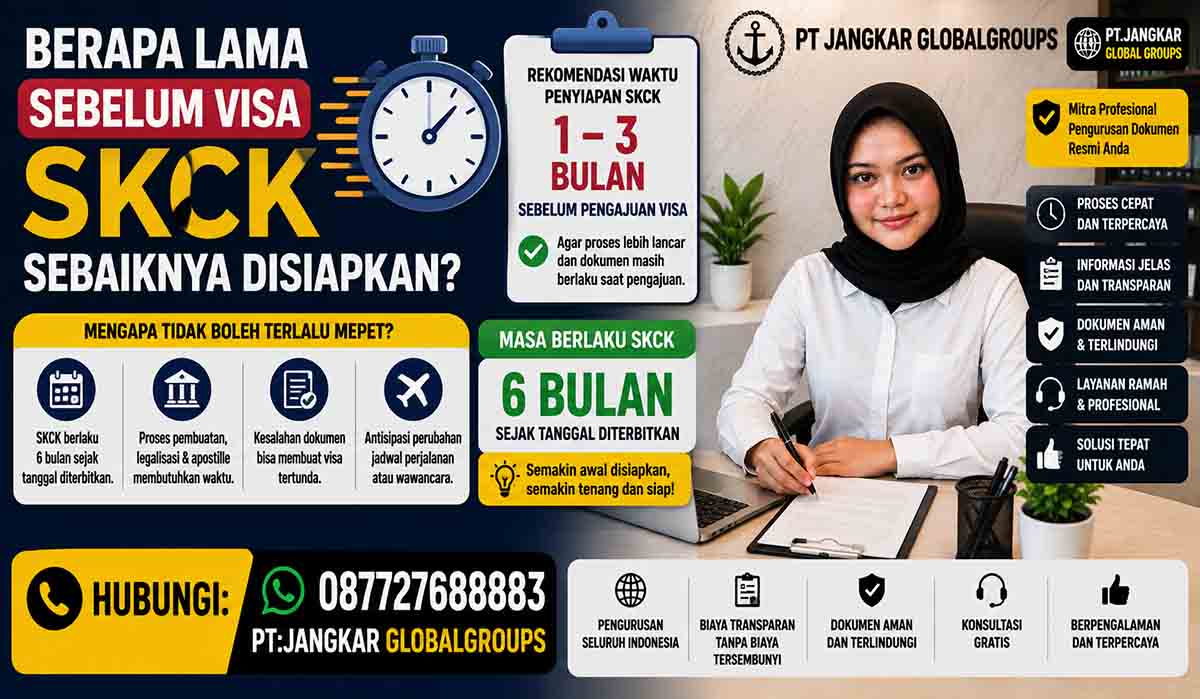 Berapa Lama Sebelum Visa SKCK Sebaiknya Disiapkan?