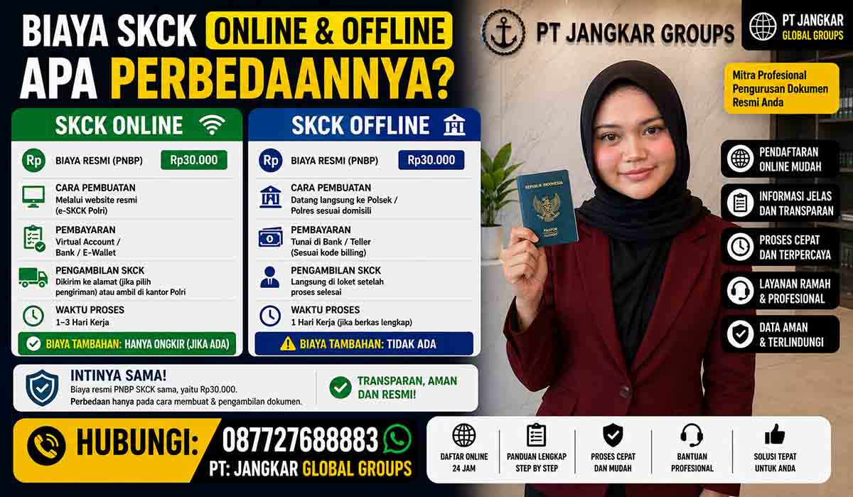 Biaya SKCK Online dan Offline Apa Perbedaannya