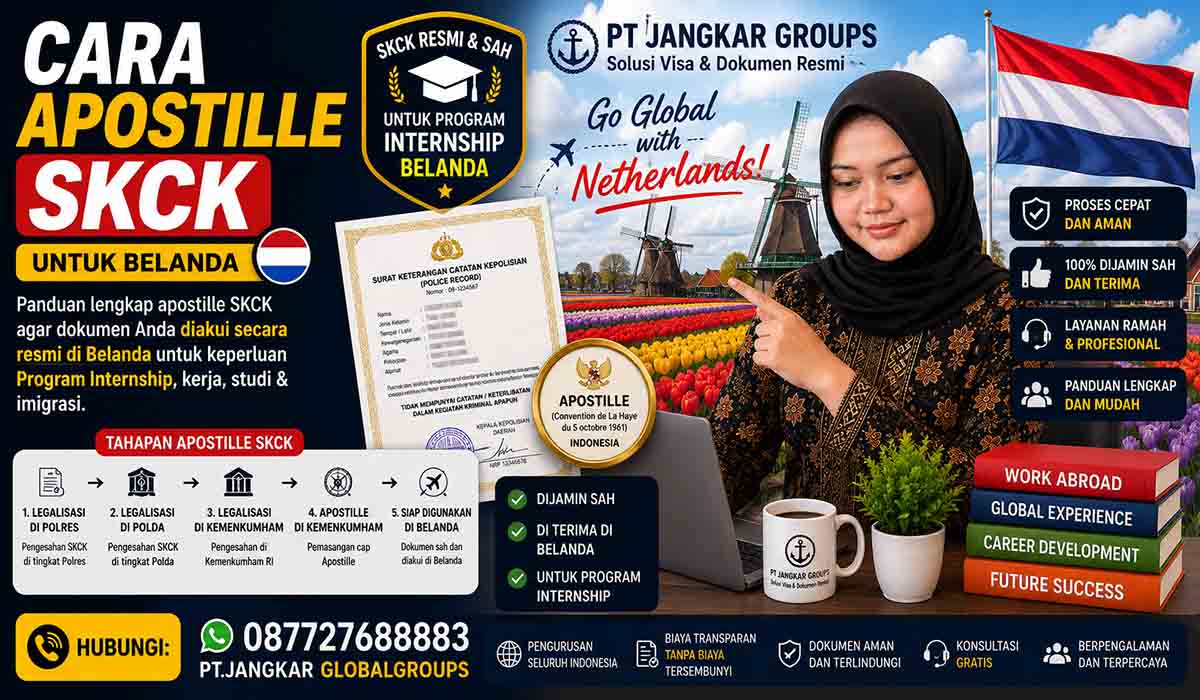 Cara Apostille SKCK untuk Belanda
