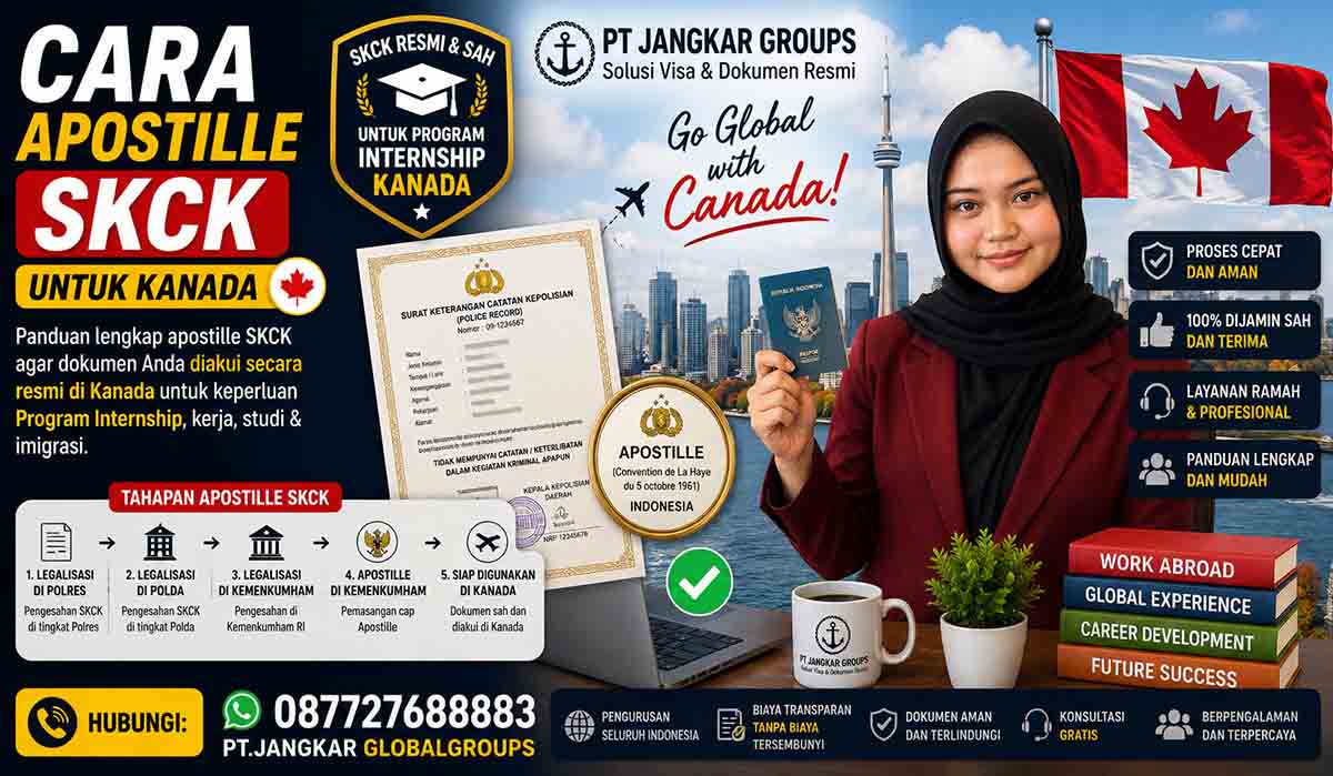 Cara Apostille SKCK untuk Kanada