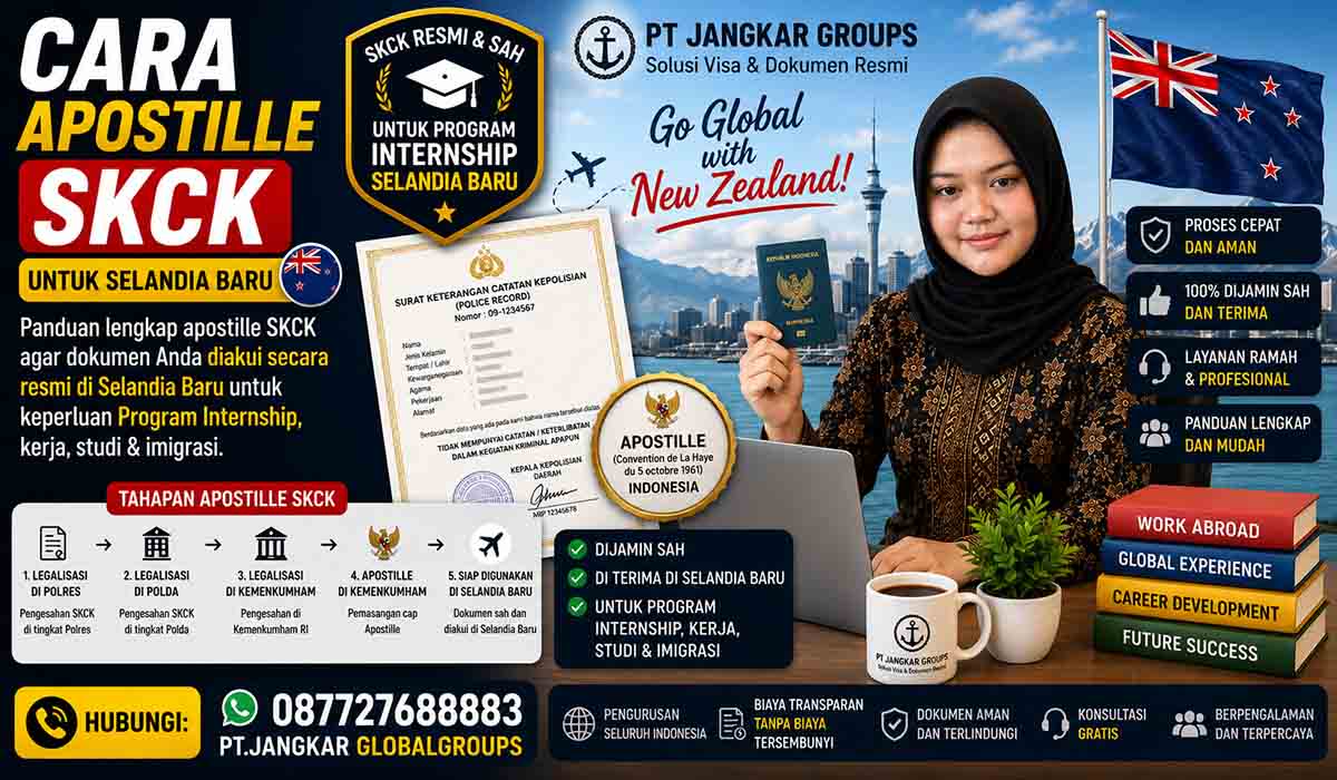 Cara Apostille SKCK untuk Selandia Baru