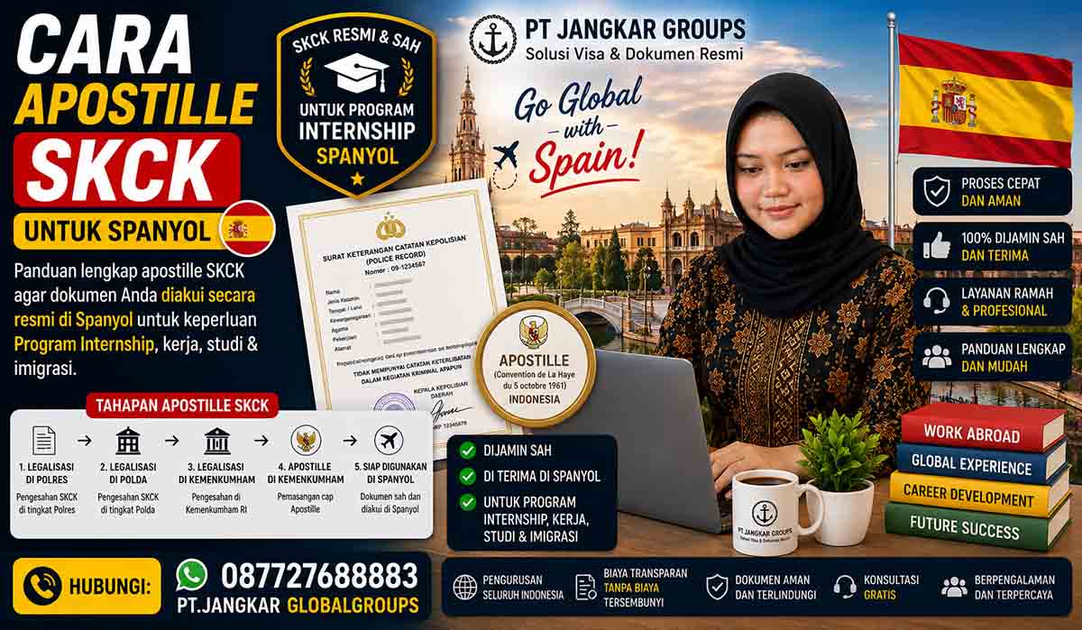 Cara Apostille SKCK untuk Spanyol