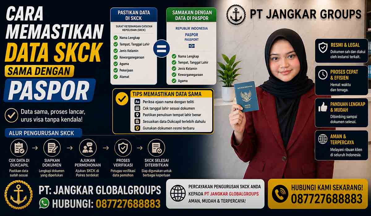 Cara Memastikan Data SKCK Sama dengan Paspor
