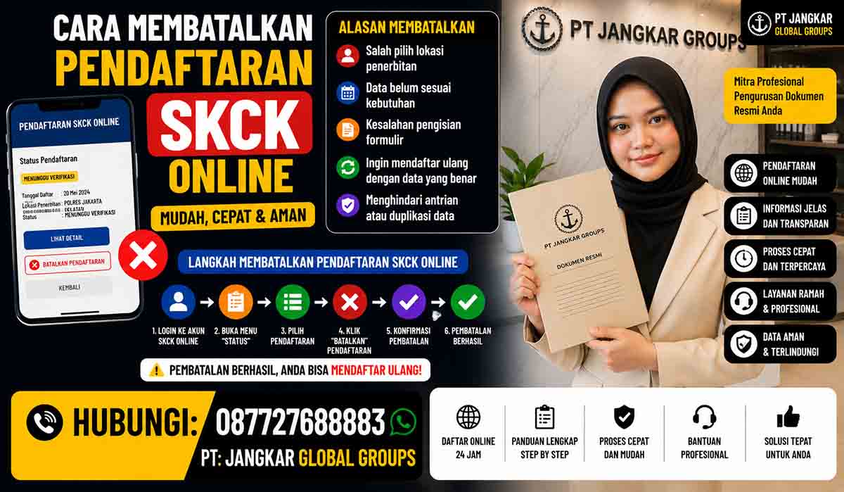 Cara Membatalkan Pendaftaran SKCK Online