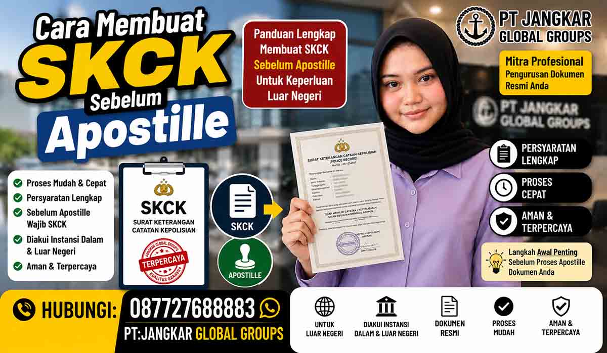 Cara Membuat SKCK Sebelum Apostille