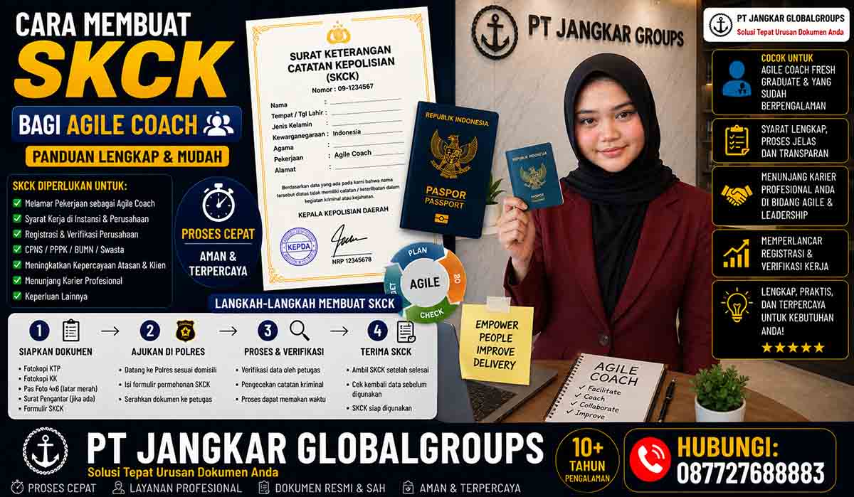 Cara Membuat SKCK Untuk Agile Coach