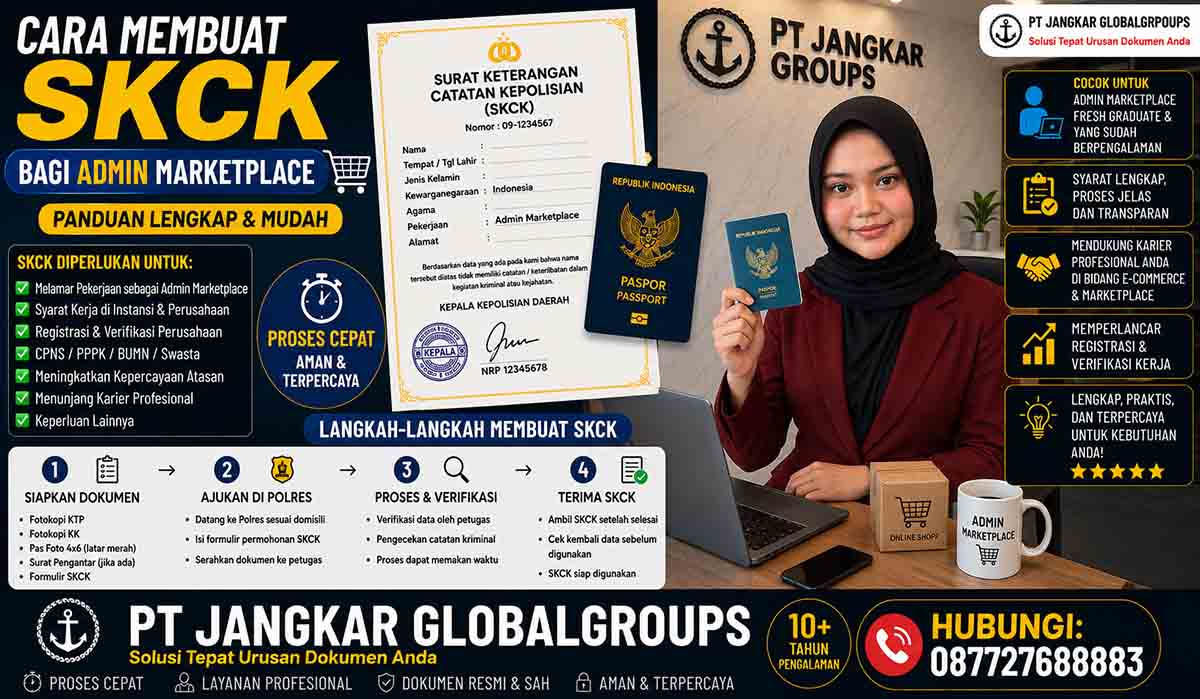 Cara Membuat SKCK bagi Admin Marketplace