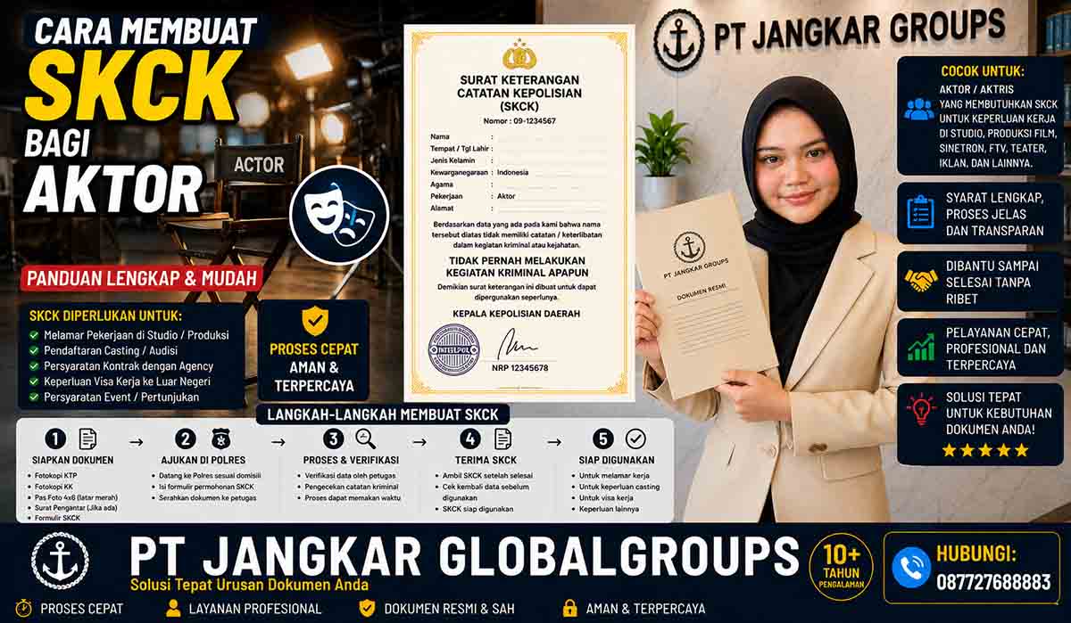 Cara Membuat SKCK bagi Aktor