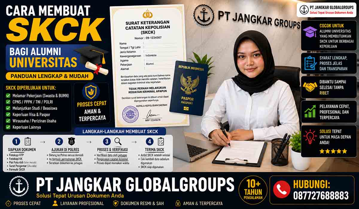 Cara Membuat SKCK bagi Alumni Universitas