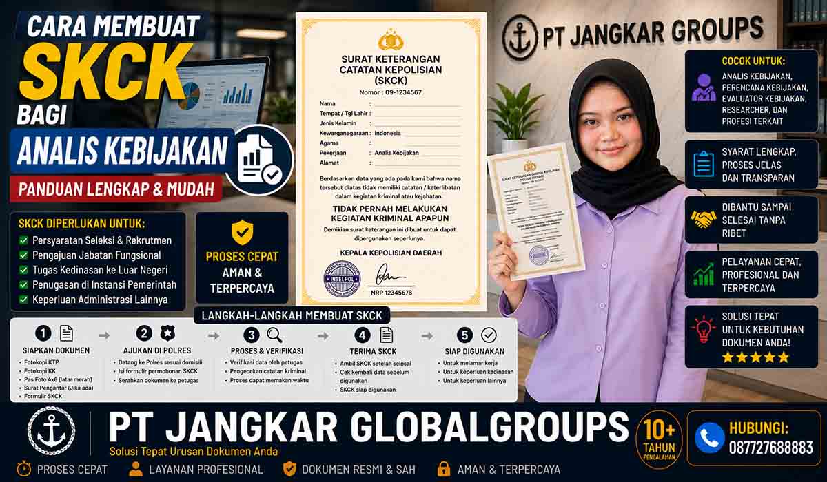 Cara Membuat SKCK bagi Analis Kebijakan