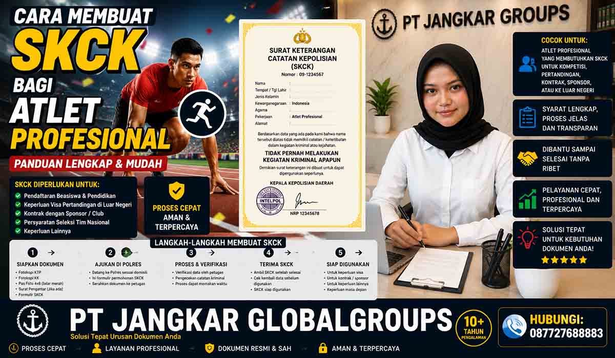 Cara Membuat SKCK bagi Atlet Profesional