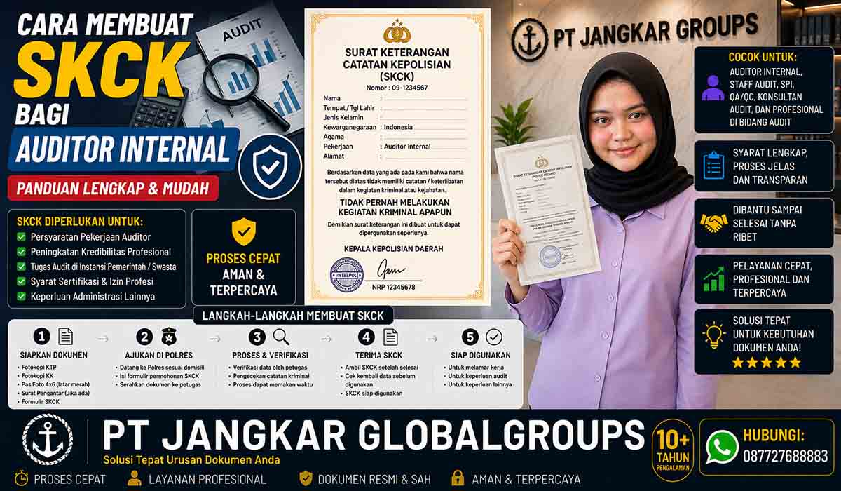 Cara Membuat SKCK bagi Auditor Internal