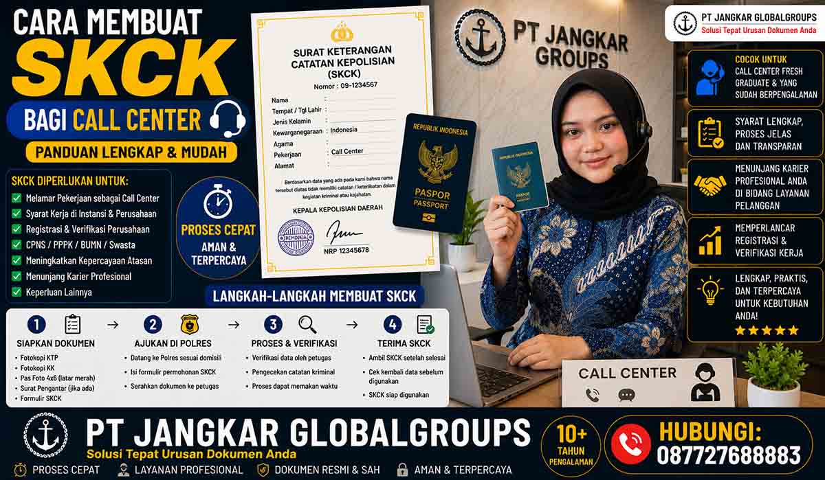 Cara Membuat SKCK bagi Call Center