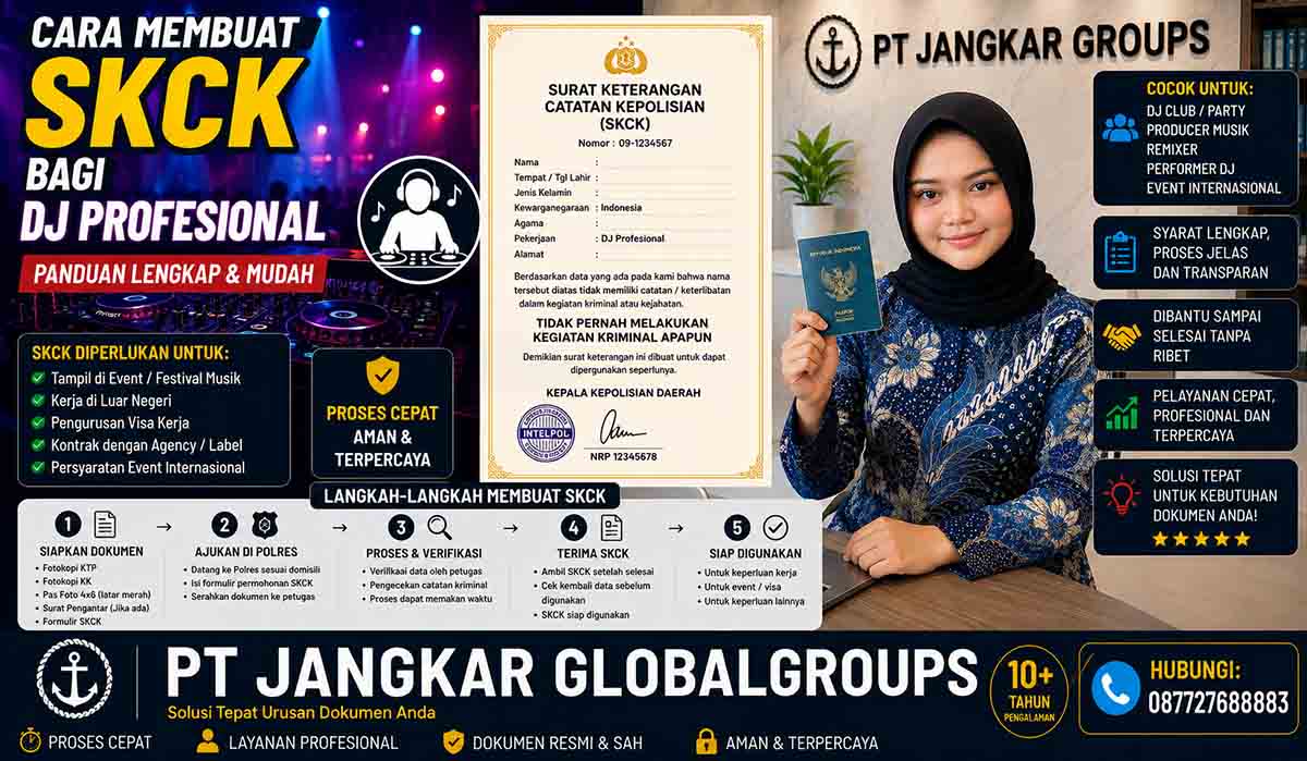 Cara Membuat SKCK bagi DJ Profesional