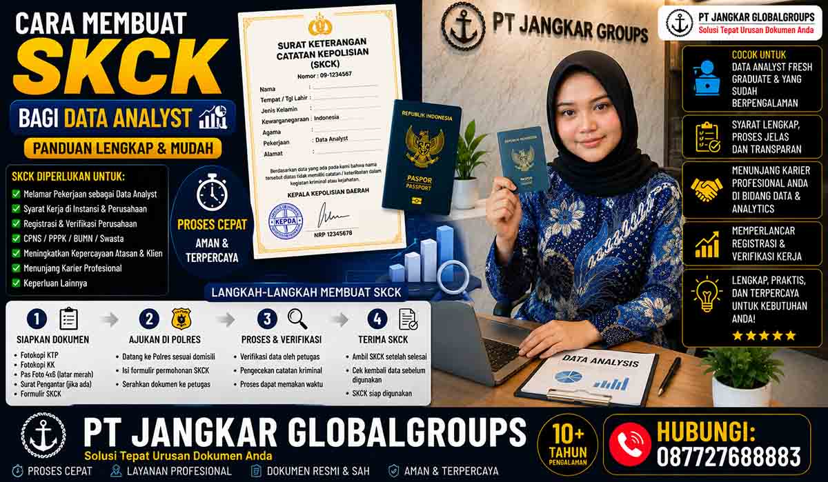 Cara Membuat SKCK bagi Data Analyst