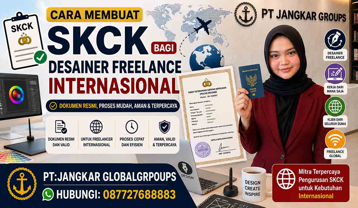 Cara Membuat SKCK bagi Desainer Freelance Internasional