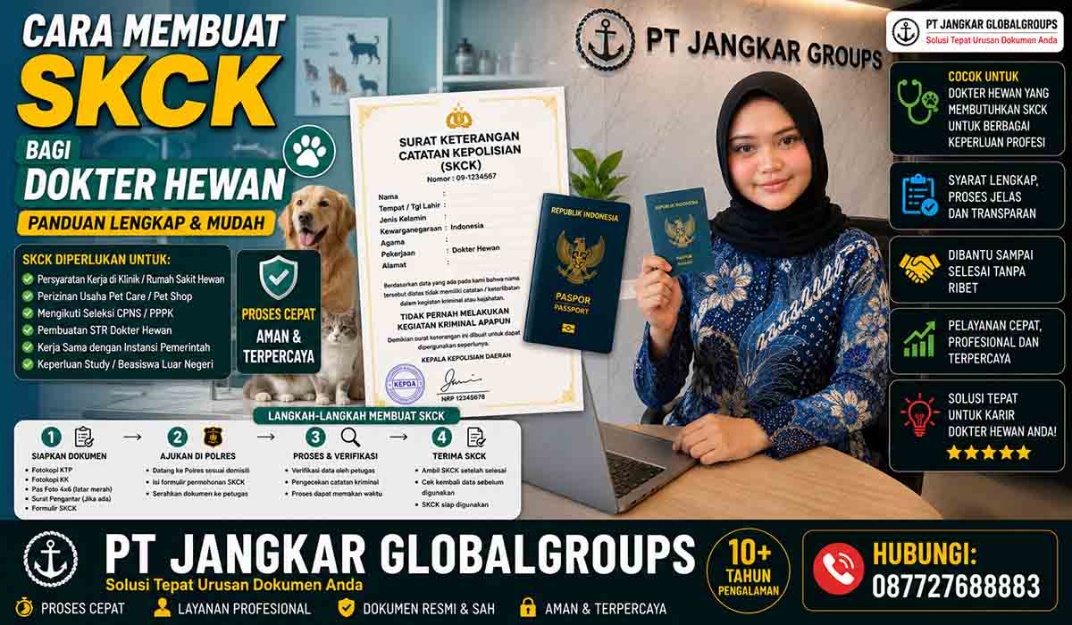 Cara Membuat SKCK bagi Dokter Hewan